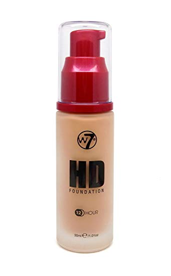 W7 COSMETICS High Definition Foundation - Natural Beige - ADDROS.COM